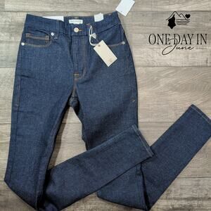 Good American Good Legs Long Skinny Jeans Dark Blue Inseam NWT Size 6